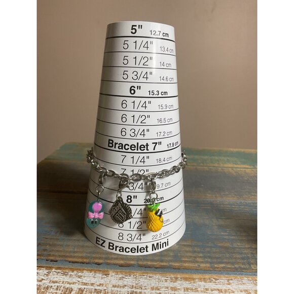 Cepia LLC Silver Charm Bracelet With Tropical Charms & Lobster Clasp - Picture 2 of 4